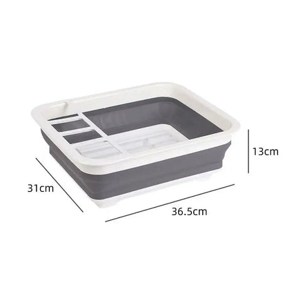 Foldable Dish Rack & Sink for RV, Camper & Boat