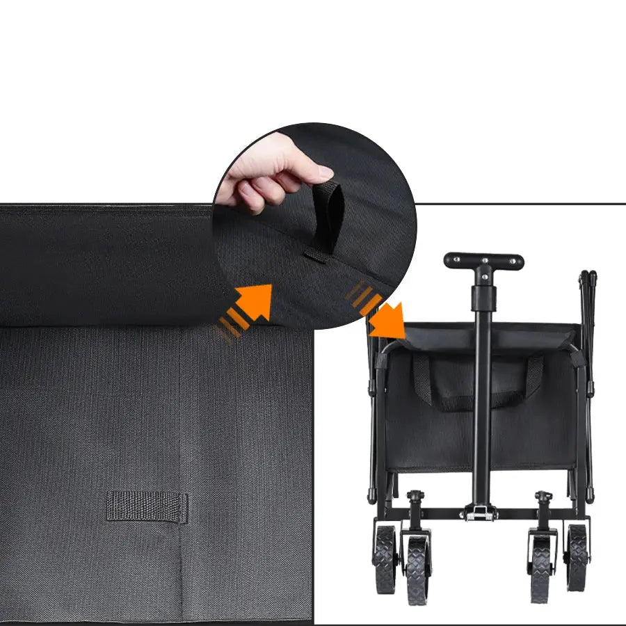 Foldable Portable Camping & Utility Cart – Heavy Duty