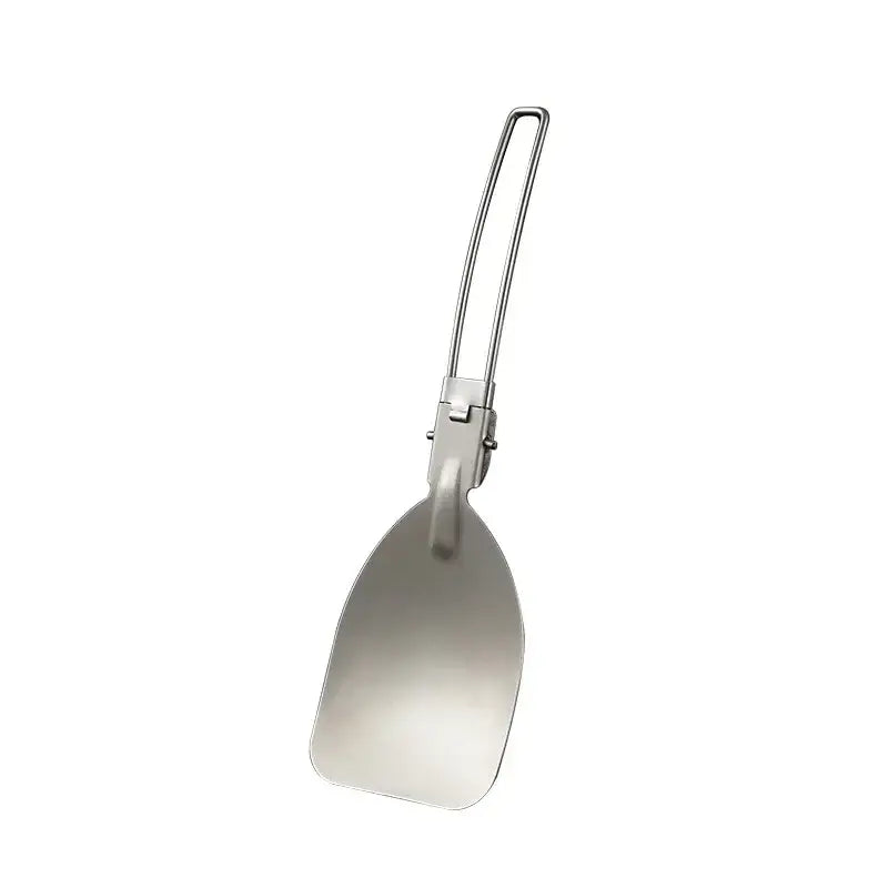 Folding Stainless Steel Camping Spatula