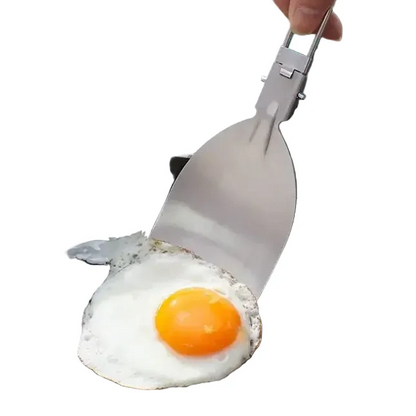Folding Stainless Steel Camping Spatula