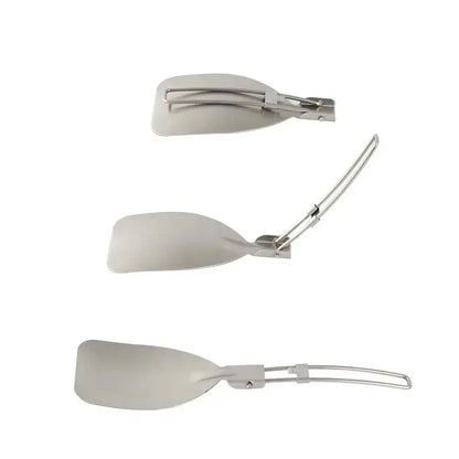 Folding Stainless Steel Camping Spatula