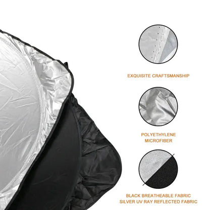 Folding Car Windshield Sunshade Visor