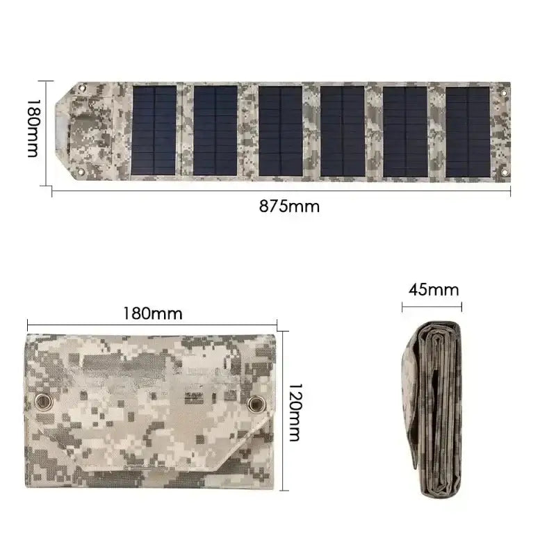 Foldable USB Solar Charger Panel