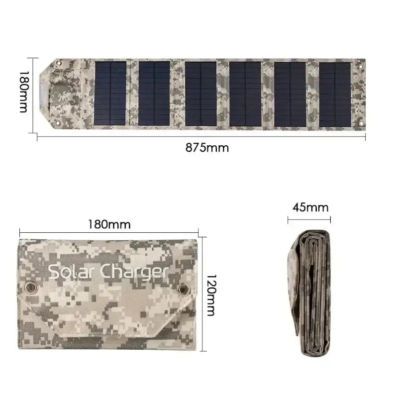 Foldable USB Solar Charger Panel