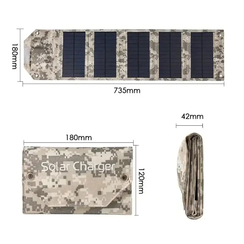 Foldable USB Solar Charger Panel