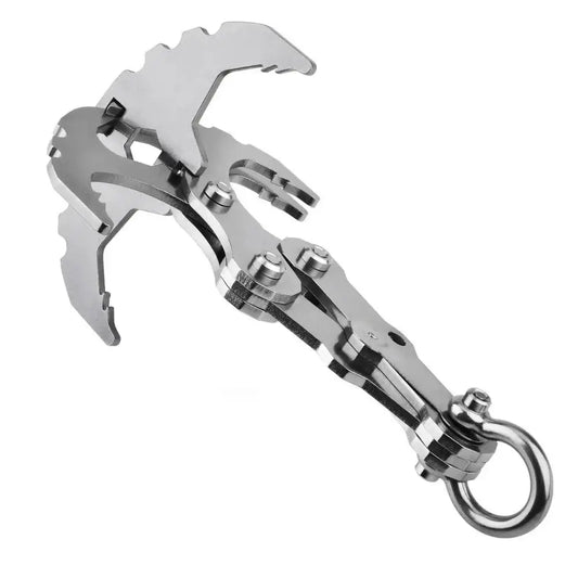 Folding Stainless Steel Grappling Hook – Outdoor Survival Tool