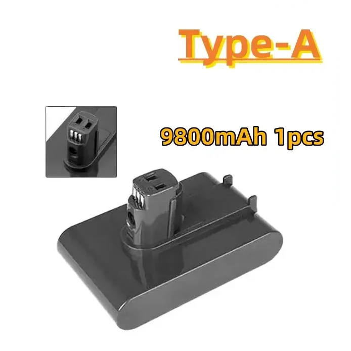 21.6V Replacement Battery & Charger for V6–V8 A/B Type Vacuum Cleaners