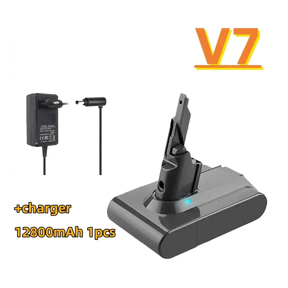 21.6V Replacement Battery & Charger for V6–V8 A/B Type Vacuum Cleaners