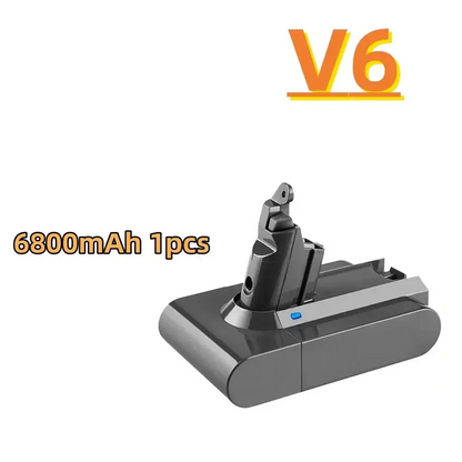 21.6V Replacement Battery & Charger for V6–V8 A/B Type Vacuum Cleaners