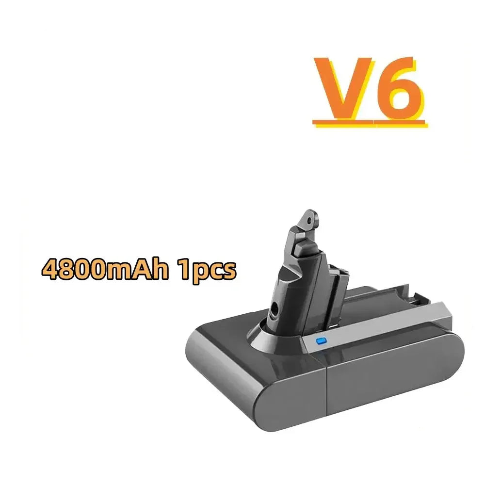 21.6V Replacement Battery & Charger for V6–V8 A/B Type Vacuum Cleaners
