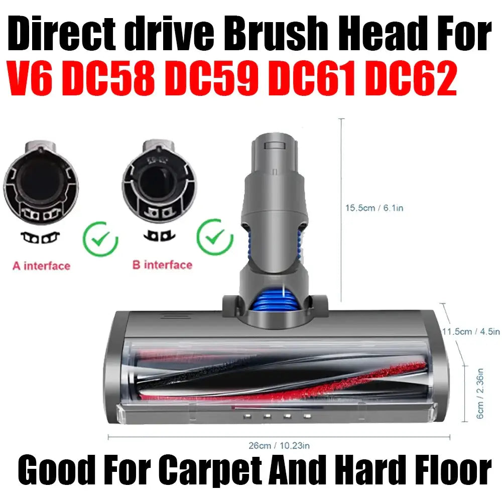 Brush & Filter Replacement Kit for V6–V15 DC Series Vacuum Cleaners