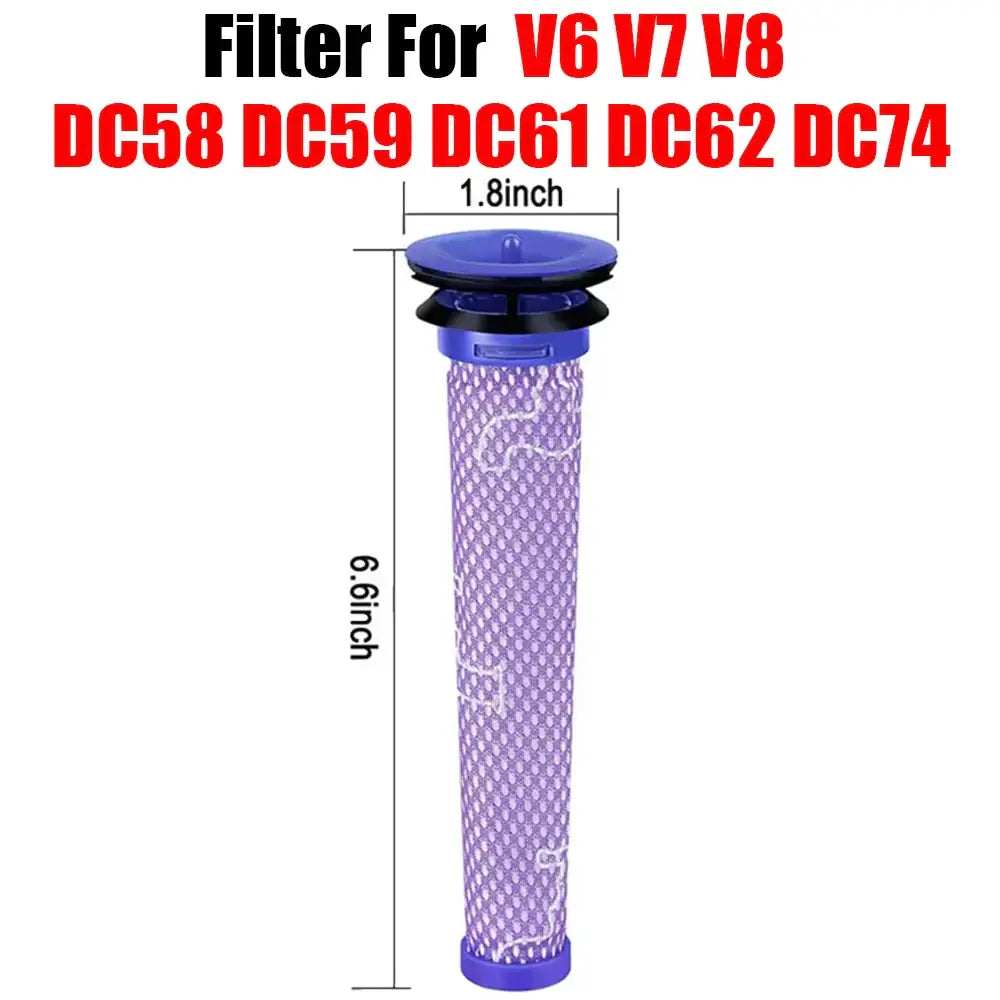 Brush & Filter Replacement Kit for V6–V15 DC Series Vacuum Cleaners