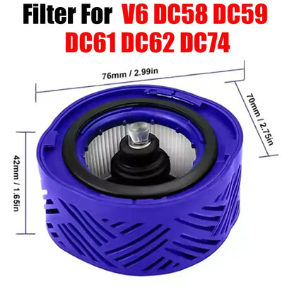 Brush & Filter Replacement Kit for V6–V15 DC Series Vacuum Cleaners