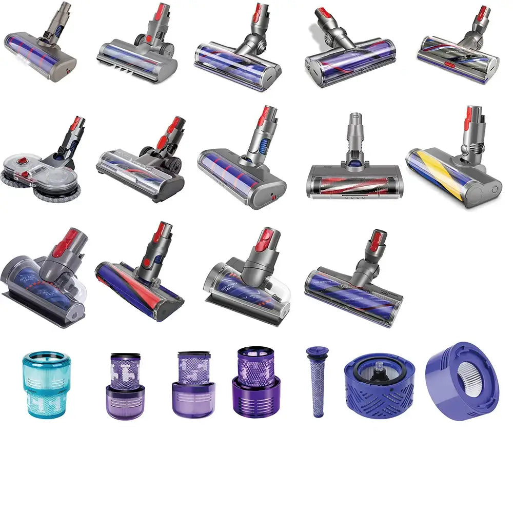Brush & Filter Replacement Kit for V6–V15 DC Series Vacuum Cleaners