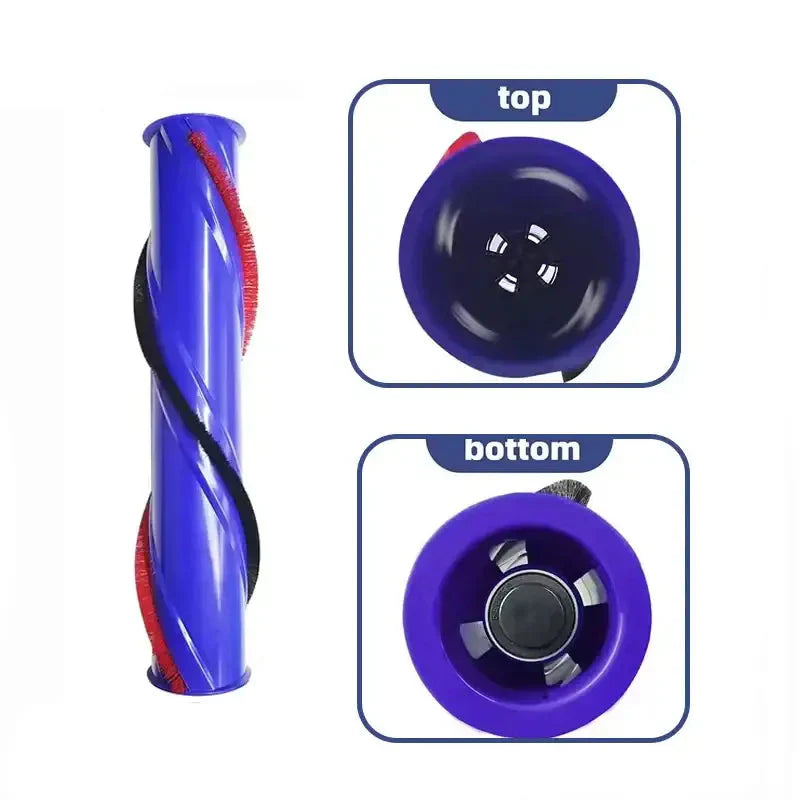 Soft Plush Brush Roller Replacement for V6 V8 V10 V11 Cordless Vacuum Cleaners