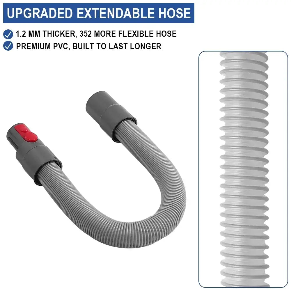 Flat Suction Nozzle & Extension Tube Accessory for V7–V15 Vacuum Cleaners