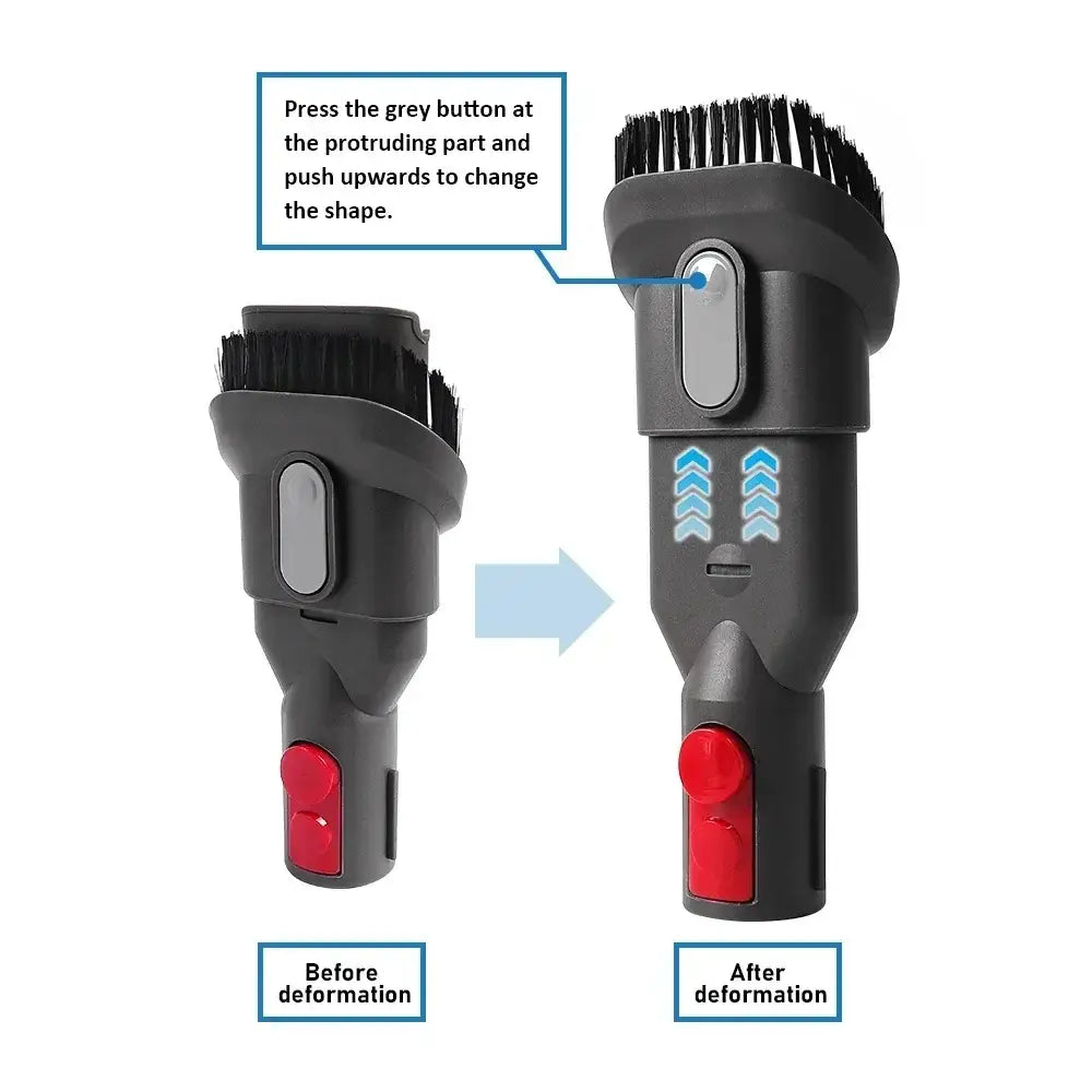 Flat Suction Nozzle & Extension Tube Accessory for V7–V15 Vacuum Cleaners