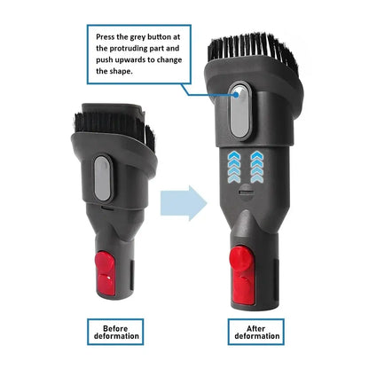 Flat Suction Nozzle & Extension Tube Accessory for V7–V15 Vacuum Cleaners