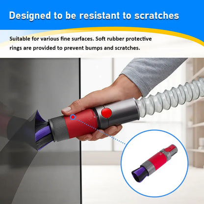 Flat Suction Nozzle & Extension Tube Accessory for V7–V15 Vacuum Cleaners