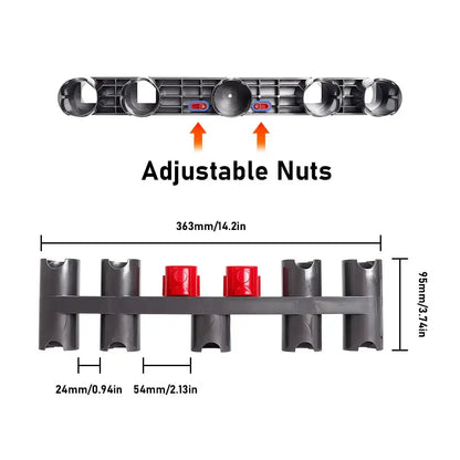 Flat Suction Nozzle & Extension Tube Accessory for V7–V15 Vacuum Cleaners