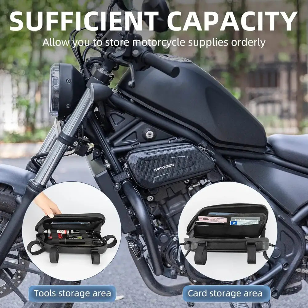 Waterproof Motorcycle Side Frame Bag for Honda Rebel CMX 250/300/500/1100
