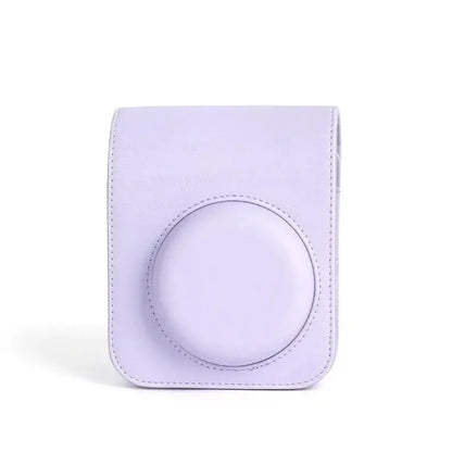 Instax Mini 12 PU Leather Protective Camera Case with Shoulder Strap