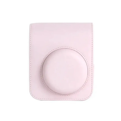 Instax Mini 12 PU Leather Protective Camera Case with Shoulder Strap