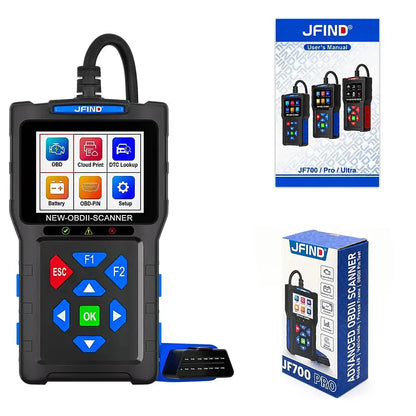 3-in-1 OBD2 Scanner & Battery Tester for Yamaha & Honda Vehicles
