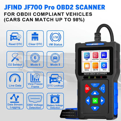 3-in-1 OBD2 Scanner & Battery Tester for Yamaha & Honda Vehicles
