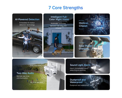 Solar 4G Security Camera Outdoor