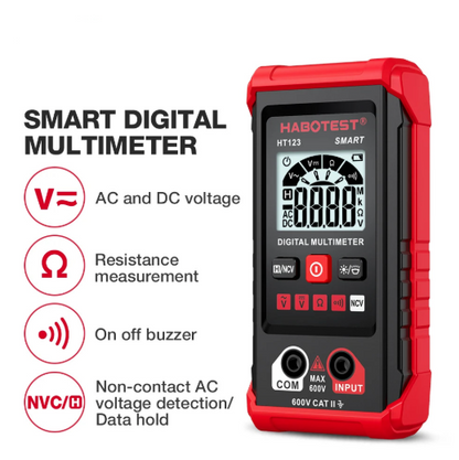 Digital Multimeter True RMS Auto Range DC AC Voltage Tester
