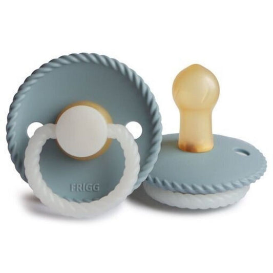 Frigg - Latex Rope Pacifier Twin Pack | Glow in The Dark