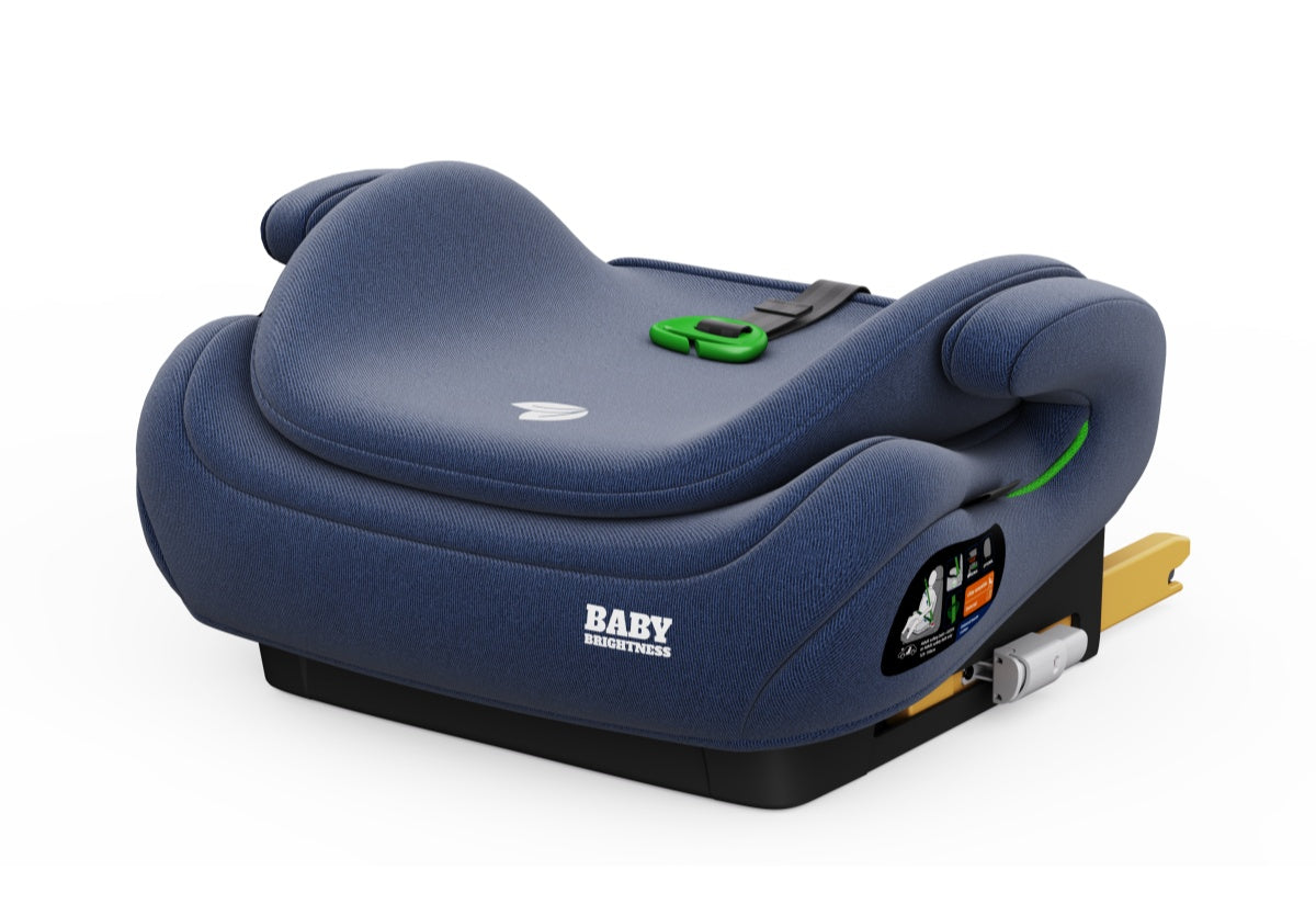 Pre-order Baby Brightness CloudLift Pro Half Booster Seat with ISOFIX and Backrest - Blue