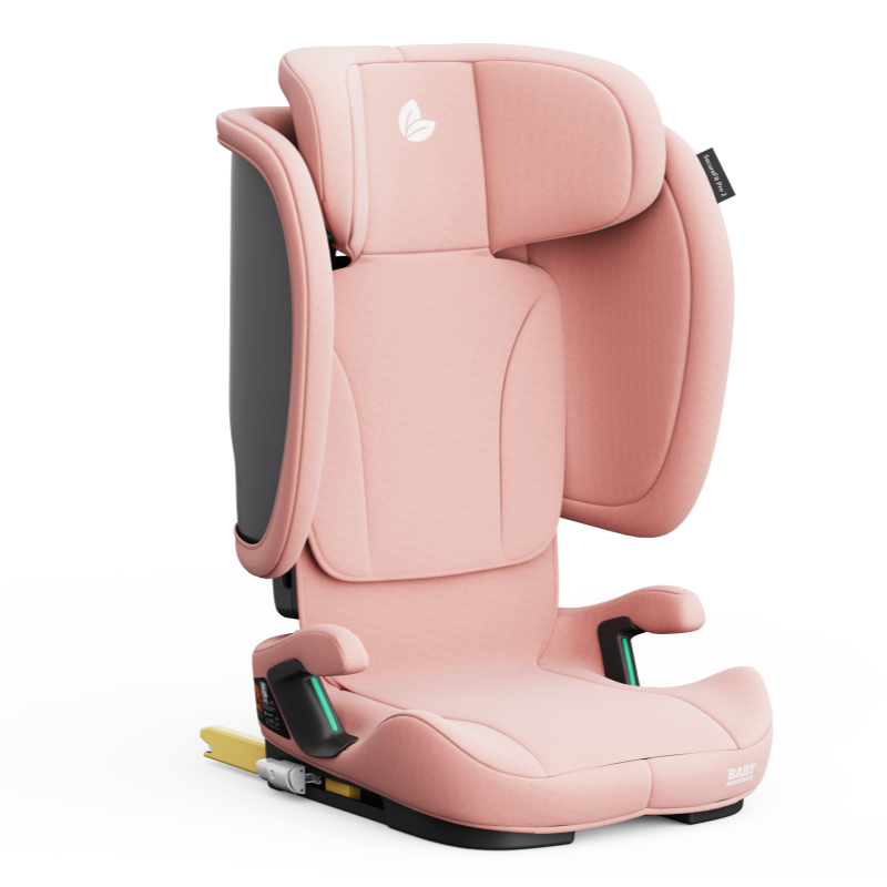 Baby Brightness SecureFit Pro 2 Portable Travel Booster Car Seat Pink