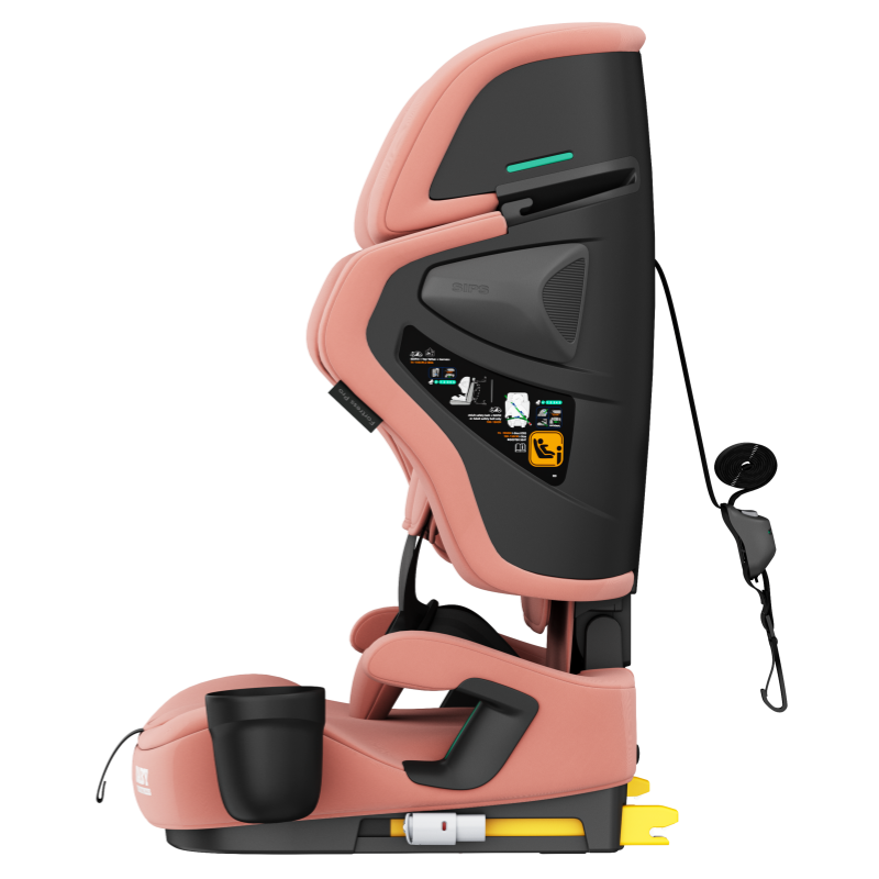 Baby Brightness Fortress Pro Portable Travel Booster Car Seat Pink - image 4