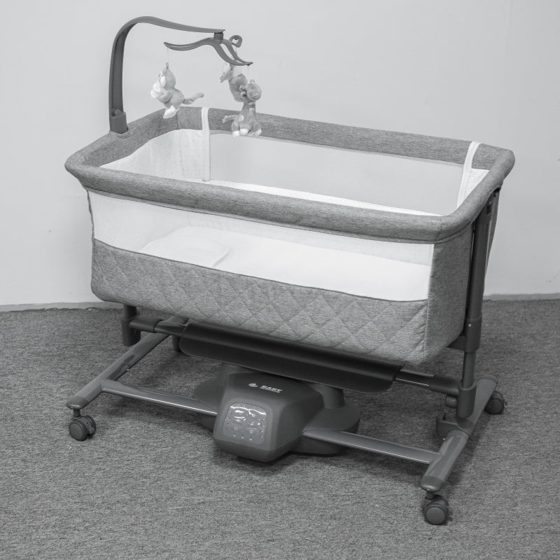 Pre-order Baby Brightness ZYLA Electric Baby Bassinet Bedside Sleeper – Grey