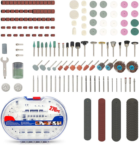 276Pcs Rotary Tool Accessories Kit Fits Dremel Rotary Tool