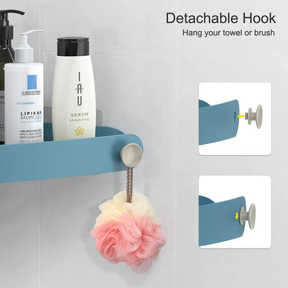 Corner Shower Caddy Bathroom Storage Shelf Holder Rack Adhesive