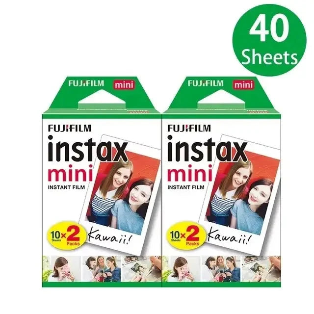Instax Mini White Edge Instant Film 10–100 Sheets for Fuji Cameras