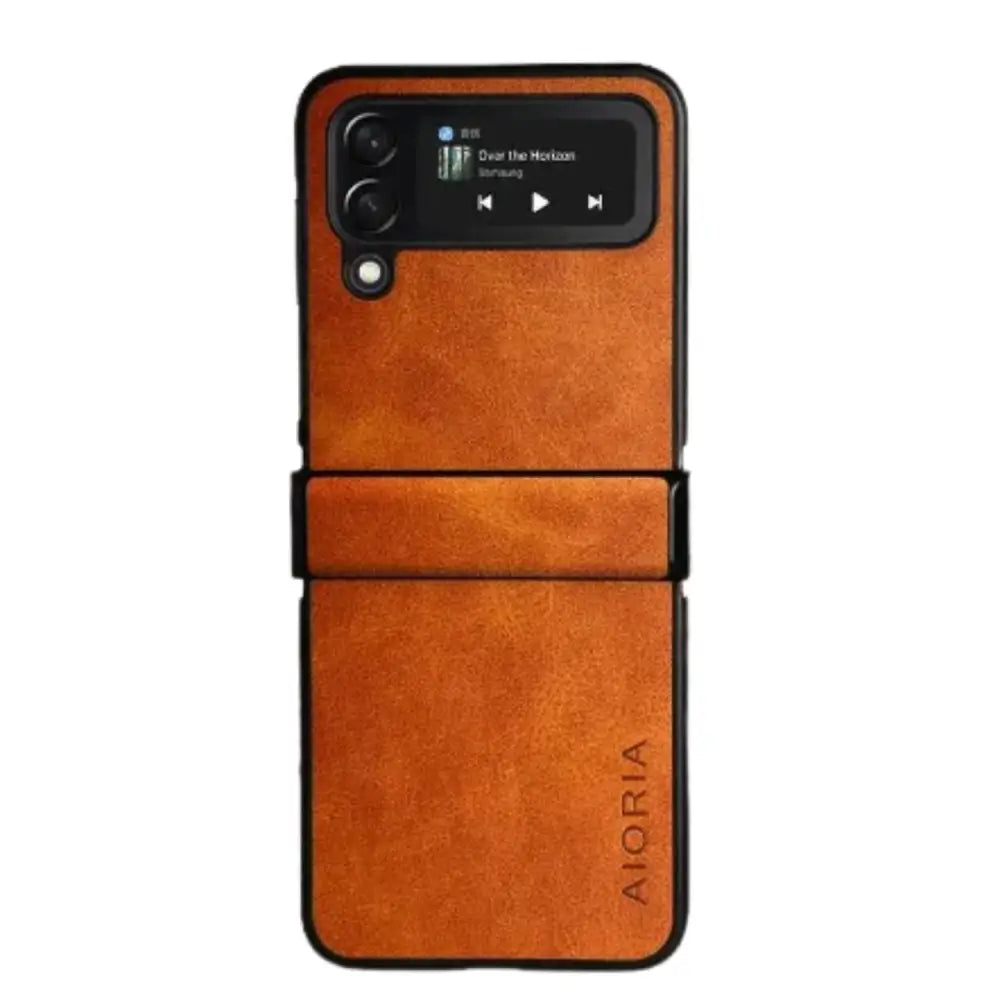 Full Protective Leather Case for Samsung Z Flip