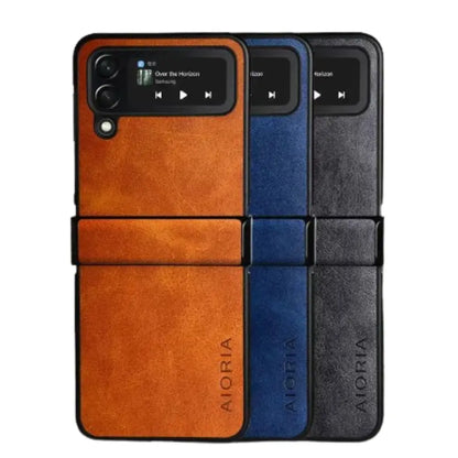 Full Protective Leather Case for Samsung Z Flip