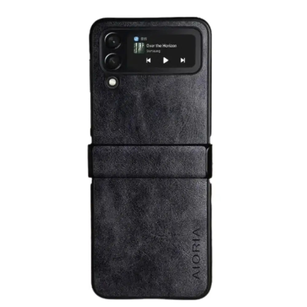 Full Protective Leather Case for Samsung Z Flip