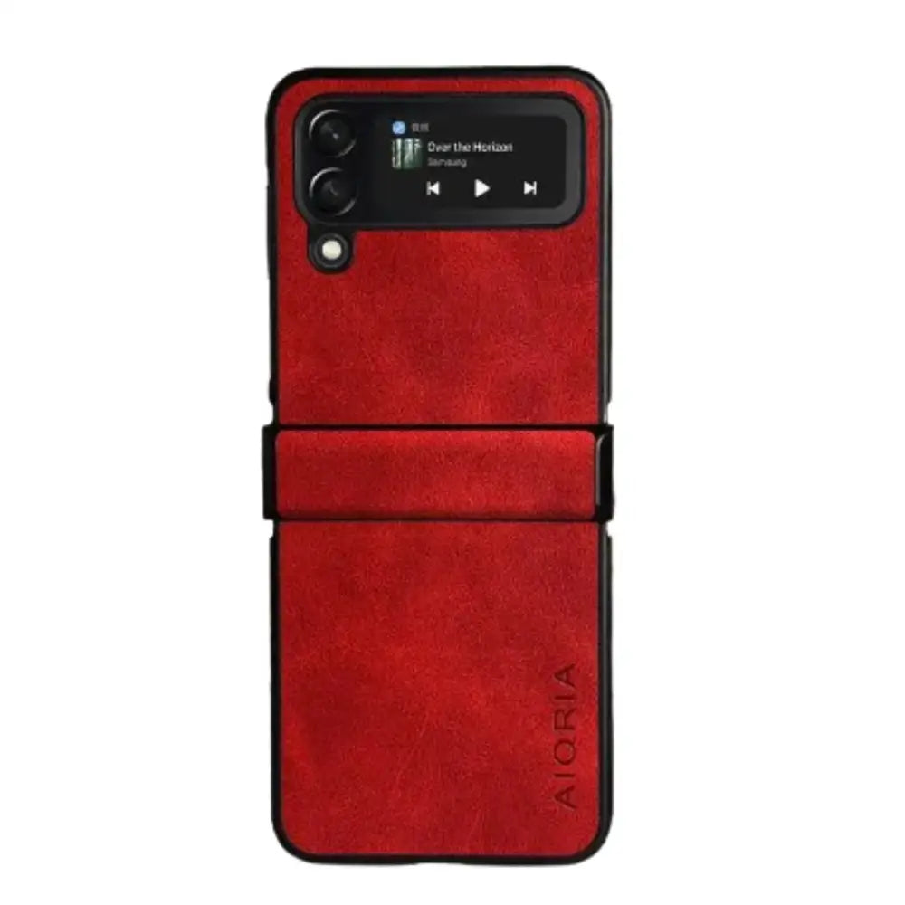 Full Protective Leather Case for Samsung Z Flip