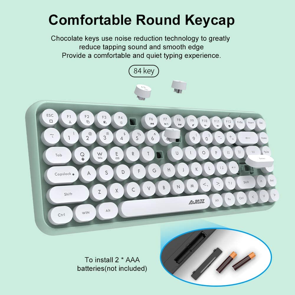 Wireless Bluetooth Keyboard for iOS Windows Android