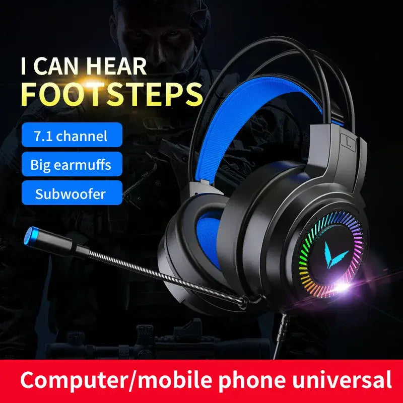 G58 G60 7.1 Gaming Headset with Mic & LED (3 colours available)