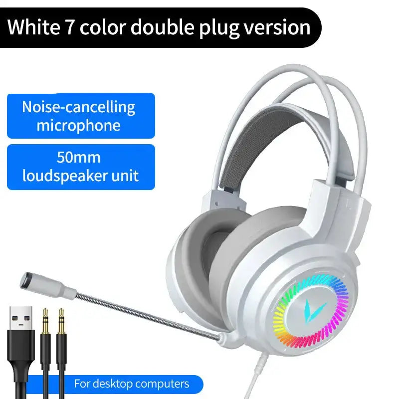 G58 G60 7.1 Gaming Headset with Mic & LED (3 colours available)