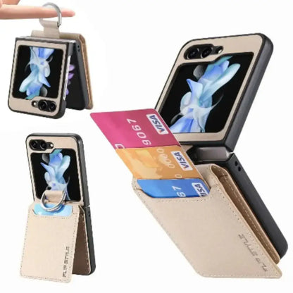 Galaxy Z Flip Series Leather Case (Available in 7 colours)