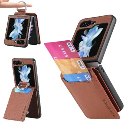 Galaxy Z Flip Series Leather Case (Available in 7 colours)