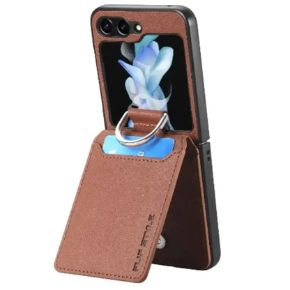Galaxy Z Flip Series Leather Case (Available in 7 colours)