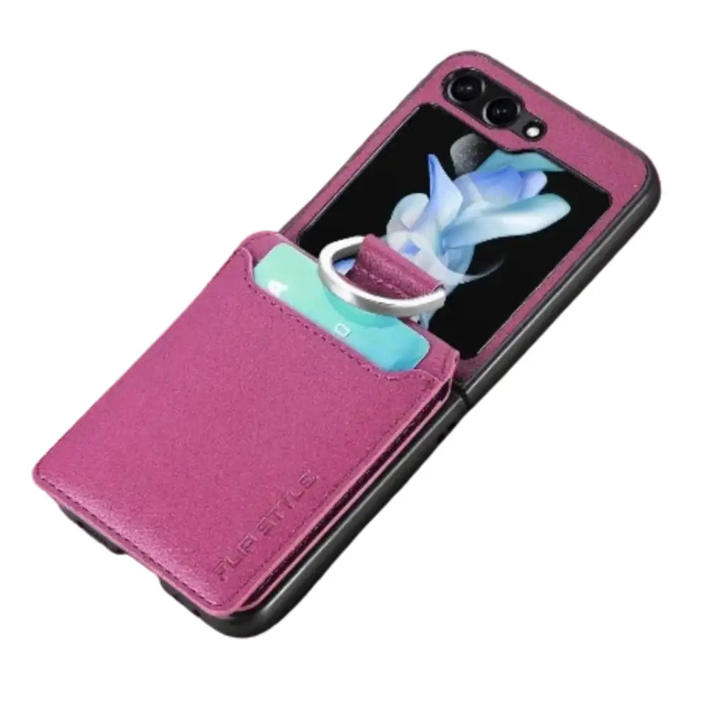 Galaxy Z Flip Series Leather Case (Available in 7 colours)